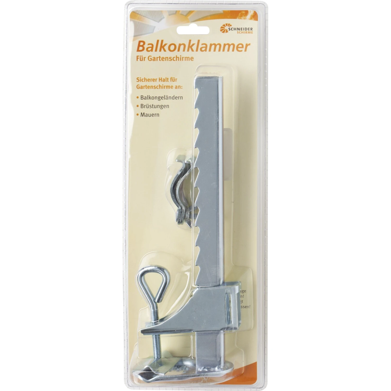 Schneider Balkonklammer 2 Schneider Balkonklammer – Bild 2
