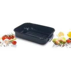Grill/Auflaufform Schwarz 34x24 Cm