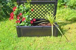Pflanzkasten Groß Mit Spalier 100 Cm,anthrazit -OUTSUNNY Verkäufe 1841199000 prod 006
