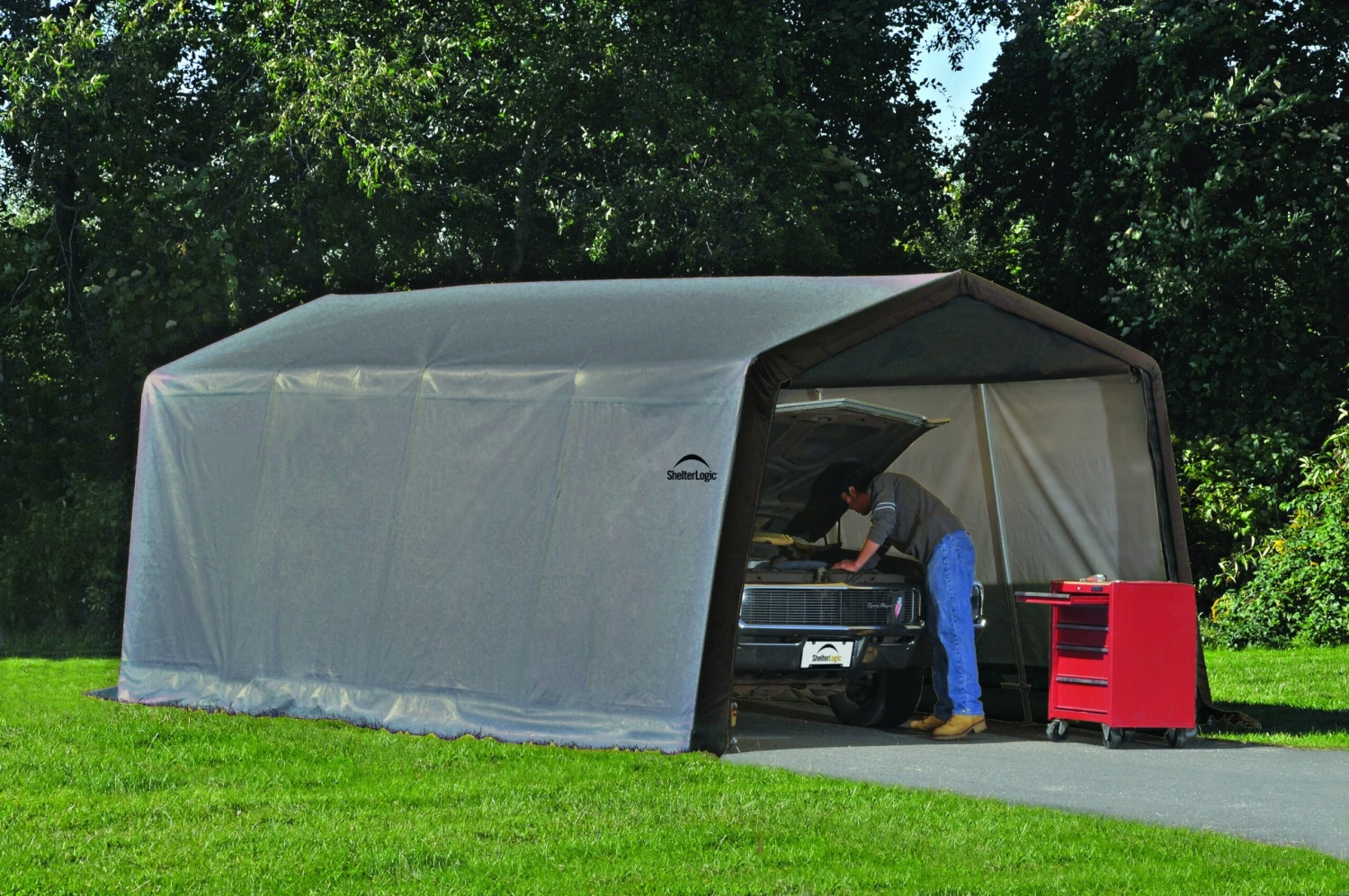 ShelterLogic® Garage-in-a-box, 18,3m² 6 ShelterLogic® Garage-in-a-box, 18,3m² – Bild 6