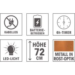 EASYmaxx LED-Dekosäule 72cm 3V Mit Pflanzschale 7 EASYmaxx LED-Dekosäule 72cm 3V Mit Pflanzschale -OUTSUNNY Verkäufe 1925374000 prod 004