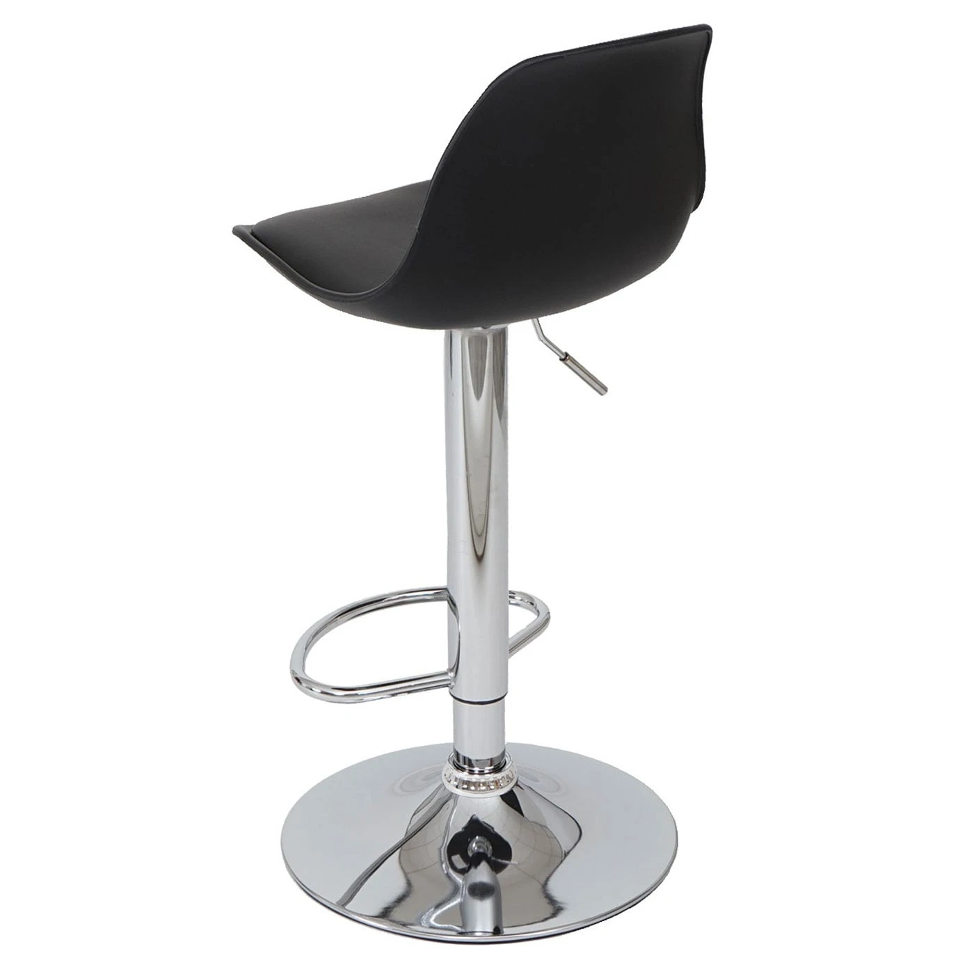 2er-Set Barhocker MCW-B14, Tresenhocker Barstuhl Drehhocker, Kunstleder ~ Schwarz 5 2er-Set Barhocker MCW-B14, Tresenhocker Barstuhl Drehhocker, Kunstleder ~ Schwarz – Bild 5