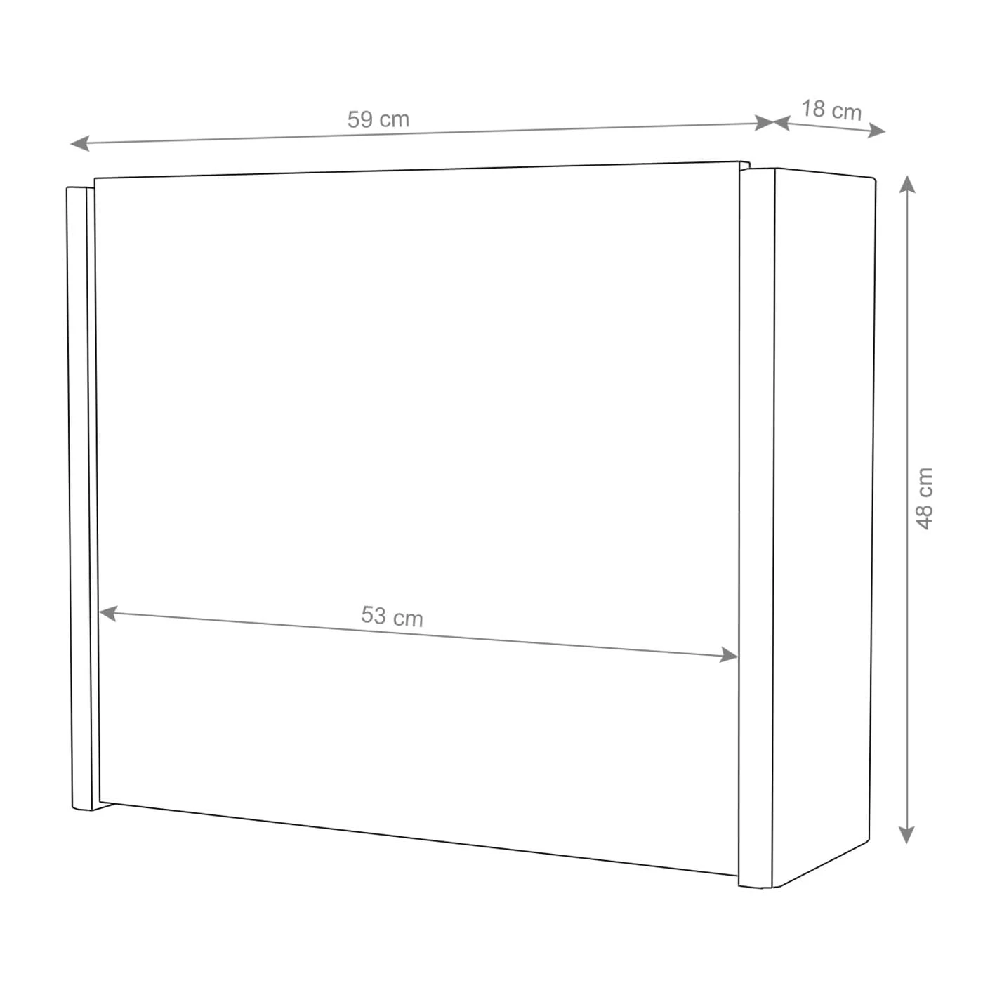 Spiegelschrank MCW-B19, Wandspiegel Badspiegel Badezimmer, Aufklappbar Hochglanz 48x59cm ~ Grau 6 Spiegelschrank MCW-B19, Wandspiegel Badspiegel Badezimmer, Aufklappbar Hochglanz 48x59cm ~ Grau – Bild 6