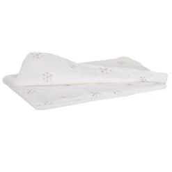 Set Kuscheldecke + Deko-Kissen Schnee, Wohndecke Sofadecke Zierkissen+Füllung, Flauschig Pailletten -OUTSUNNY Verkäufe 1975278000 prod 006