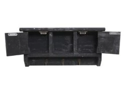 Schlüsselbrett MCW-A48, Schlüsselkasten Schlüsselboard Mit Türen, Massiv-Holz FSC-zertifiziert ~ Shabby Grau -OUTSUNNY Verkäufe 1975351008 prod 004