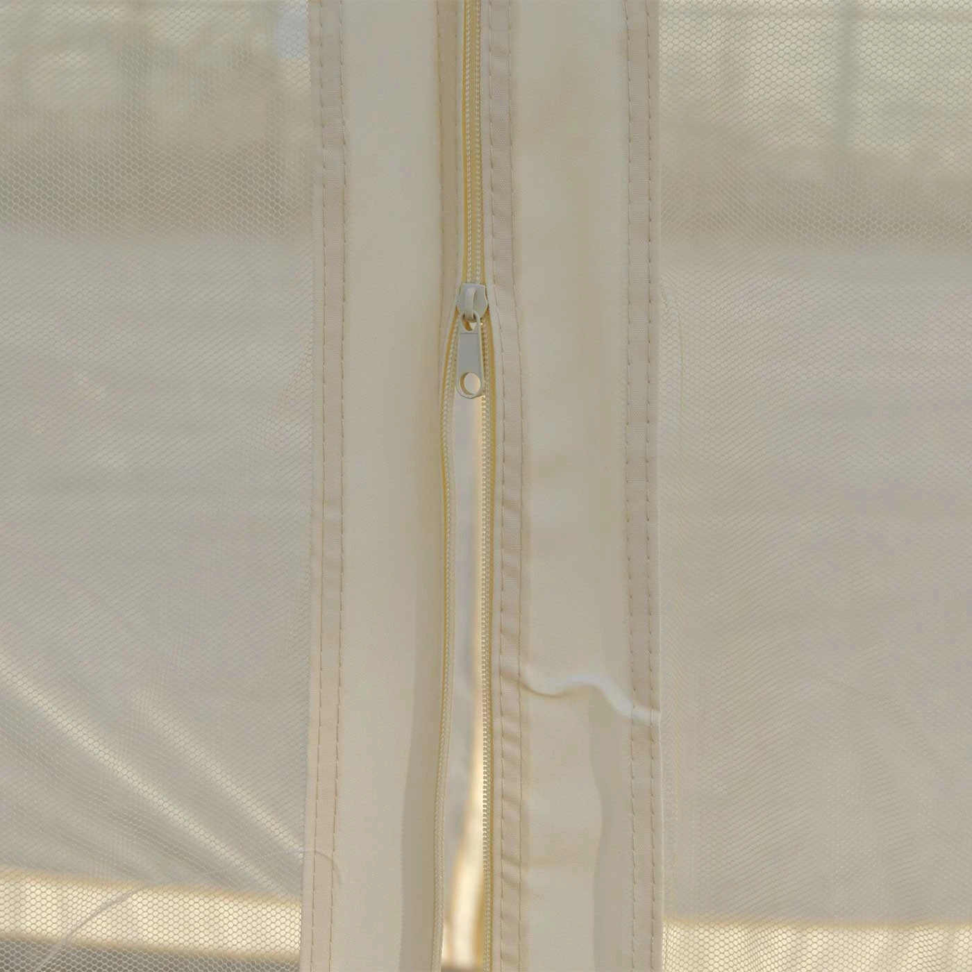 Pergola Calpe, Garten Pavillon, Stabiles 7cm-Gestell Mit Seitenwand + Moskitonetz ~ Creme 4x3m 2 Pergola Calpe, Garten Pavillon, Stabiles 7cm-Gestell Mit Seitenwand + Moskitonetz ~ Creme 4x3m – Bild 2