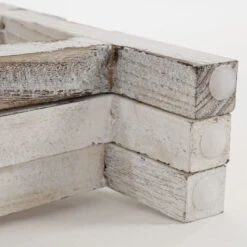 Pflanzregal H275, Standregal Blumenständer Pflanzkasten, 65x108x15cm, Holz Shabby-Look Vintage ~ Weiß -OUTSUNNY Verkäufe 1975758000 prod 006