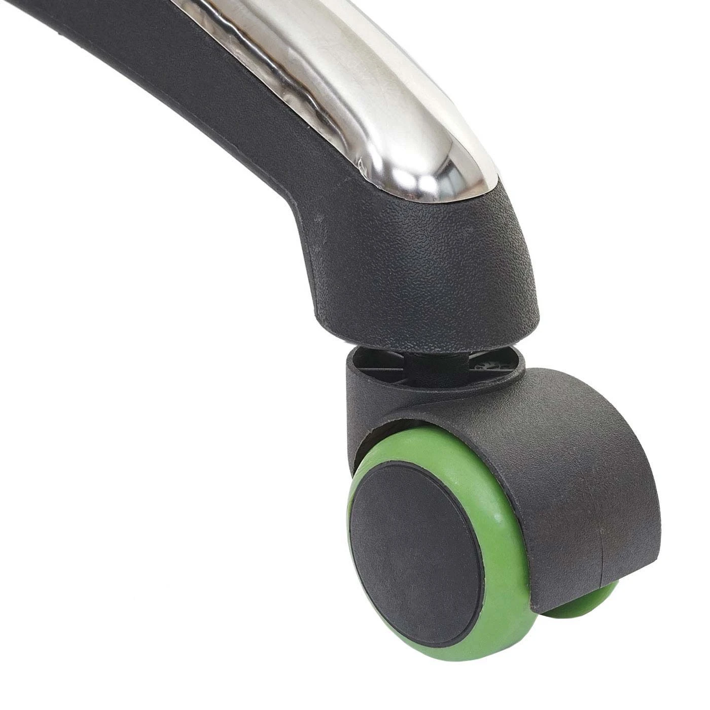 5er-Set Hartbodenrollen MCW-H86, Bürostuhl-Rollen Stuhlrollen, 150kg Belastbar 50mm ~ Grün 2 5er-Set Hartbodenrollen MCW-H86, Bürostuhl-Rollen Stuhlrollen, 150kg Belastbar 50mm ~ Grün – Bild 2