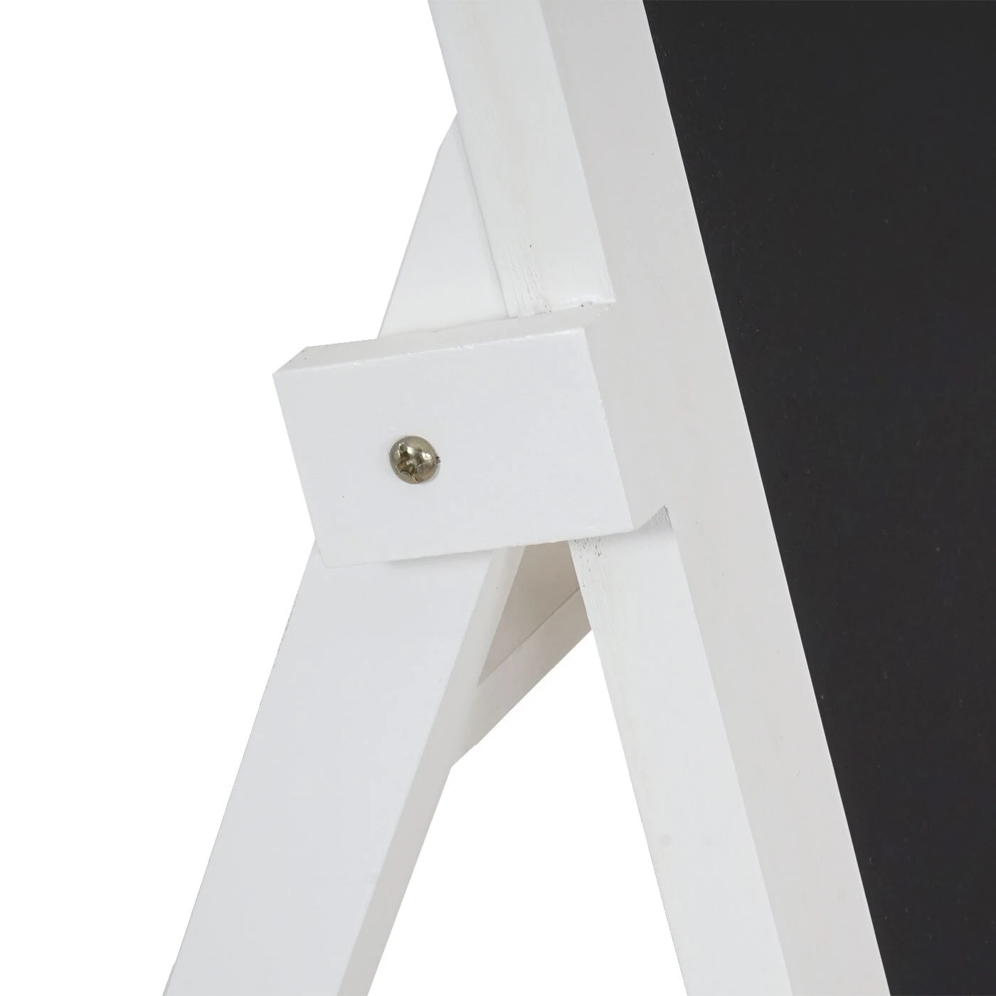 Werbetafel MCW-E51, Aufsteller Kreidetafel Kundenstopper Dekotafel, 66x39x33cm ~ Weiß Lackiert 5 Werbetafel MCW-E51, Aufsteller Kreidetafel Kundenstopper Dekotafel, 66x39x33cm ~ Weiß Lackiert – Bild 5