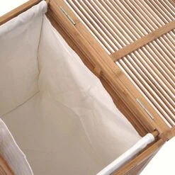 Wäschetruhe MCW-B18, Wäschebox Wäschekorb Wäschesammler, Bambus 61x50x35cm -OUTSUNNY Verkäufe 2003465000 prod 003