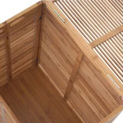Wäschetruhe MCW-B18, Wäschebox Wäschekorb Wäschesammler, Bambus 61x50x35cm -OUTSUNNY Verkäufe 2003465000 prod 004