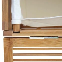 Wäschetruhe MCW-B18, Wäschebox Wäschekorb Wäschesammler, Bambus 61x50x35cm -OUTSUNNY Verkäufe 2003465000 prod 005