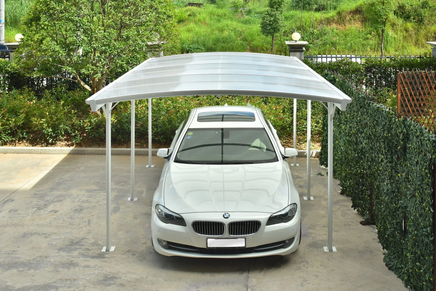 Home Deluxe Falo Carport, Weiß 2 Home Deluxe Falo Carport, Weiß – Bild 2