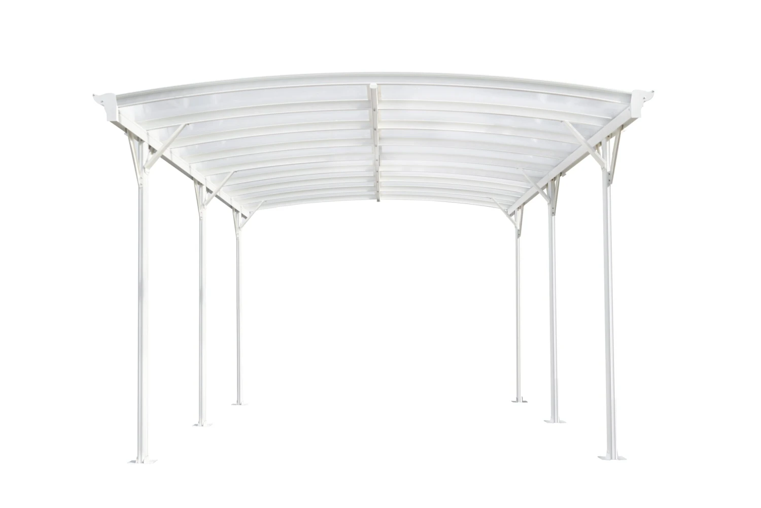 Home Deluxe Falo Carport, Weiß 3 Home Deluxe Falo Carport, Weiß – Bild 3