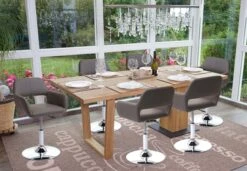 Esszimmerstuhl MCW-A50 III, Stuhl Küchenstuhl, Retro 50er Jahre, Kunstleder ~ Taupe-grau, Chromfuß 11 Esszimmerstuhl MCW-A50 III, Stuhl Küchenstuhl, Retro 50er Jahre, Kunstleder ~ Taupe-grau, Chromfuß -OUTSUNNY Verkäufe 2025449007 prod 006