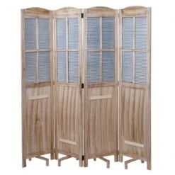 Paravent MCW-D26 Pflanzkörbe, Raumteiler Trennwand Spanische Wand Sichtschutz, Holz Metall 170x161x29cm 8 Paravent MCW-D26 Pflanzkörbe, Raumteiler Trennwand Spanische Wand Sichtschutz, Holz Metall 170x161x29cm -OUTSUNNY Verkäufe 2025477000 prod 003