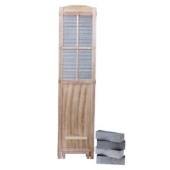 Paravent MCW-D26 Pflanzkörbe, Raumteiler Trennwand Spanische Wand Sichtschutz, Holz Metall 170x161x29cm 9 Paravent MCW-D26 Pflanzkörbe, Raumteiler Trennwand Spanische Wand Sichtschutz, Holz Metall 170x161x29cm -OUTSUNNY Verkäufe 2025477000 prod 004