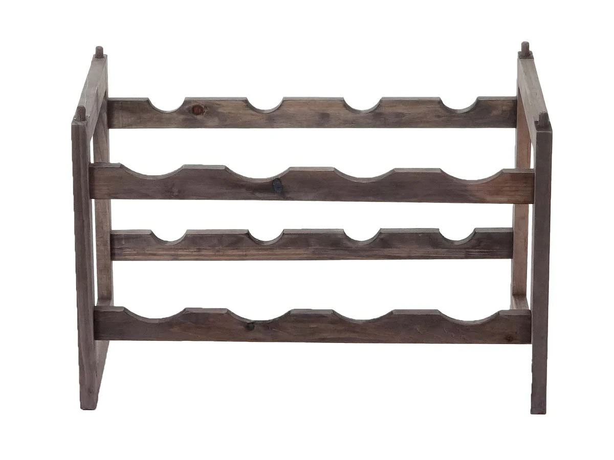 Weinregal MCW-B58, Flaschenregal Weinständer Weinhalter, Tanne 2 Böden ~ 1 Stück 3 Weinregal MCW-B58, Flaschenregal Weinständer Weinhalter, Tanne 2 Böden ~ 1 Stück – Bild 3