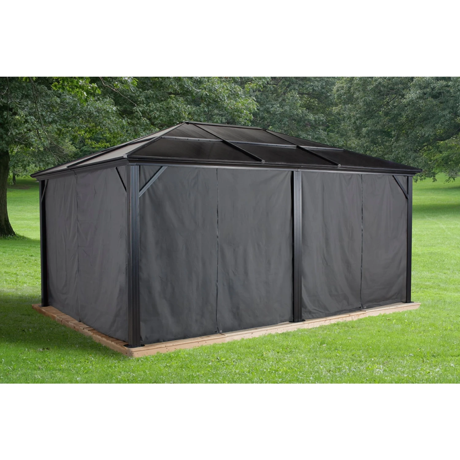 Sojag Pavillon Meridien 12x16 Vorhänge 2 Sojag Pavillon Meridien 12x16 Vorhänge – Bild 2