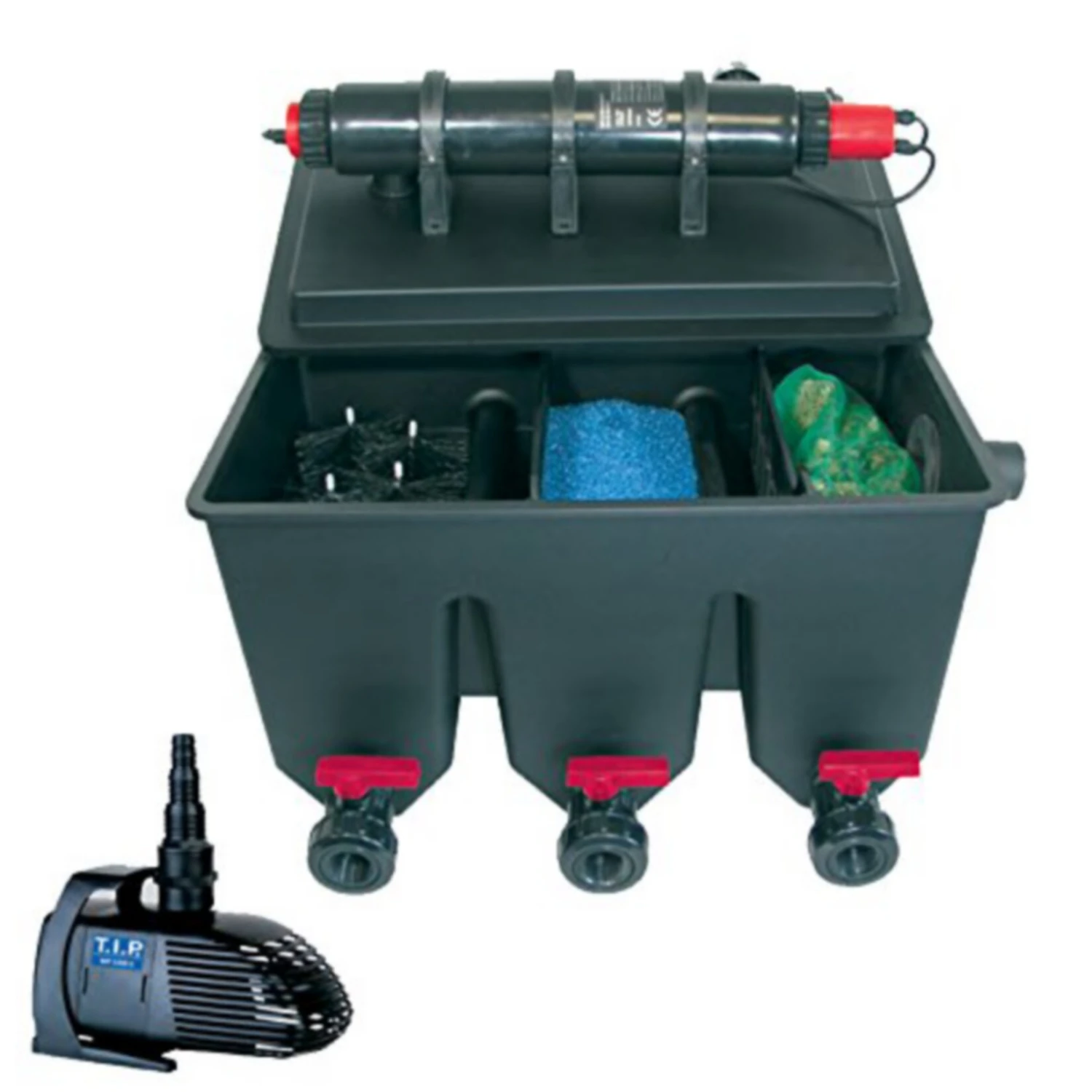 T.I.P. MTS 30000 UV 25 Mehrkammer-Teichaußenfilter 2 T.I.P. MTS 30000 UV 25 Mehrkammer-Teichaußenfilter – Bild 2