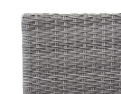 Poly-Rattan Sitzbank Mit Tisch MCW-E24, Gartenbank Sitzgruppe Gartensofa, 132cm ~ Grau, Kissen Creme -OUTSUNNY Verkäufe 2103705004 prod 006