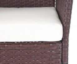 Poly-Rattan Garten-Garnitur MCW-D82, Sitzgruppe Lounge-Set ~ Braun-meliert Mit Kissen Creme 11 Poly-Rattan Garten-Garnitur MCW-D82, Sitzgruppe Lounge-Set ~ Braun-meliert Mit Kissen Creme -OUTSUNNY Verkäufe 2103722002 prod 006
