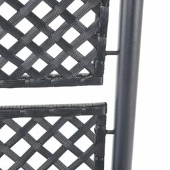 Poly-Rattan Rankgitter MCW-D76, Pflanzkasten Rankhilfe, 142x43x43cm ~ Anthrazit -OUTSUNNY Verkäufe 2103727001 prod 005