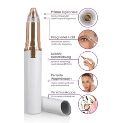 VITALmaxx Haarentferner Perfect Shave Augenbrauen 1,5V Weiß/rosegold -OUTSUNNY Verkäufe 2107650000 prod 004
