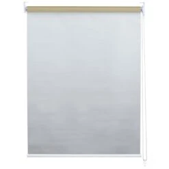 Rollo MCW-D52, Fensterrollo Seitenzugrollo Jalousie, Sonnenschutz Verdunkelung Blickdicht 120x160cm ~ Beige -OUTSUNNY Verkäufe 2123029011 prod 003