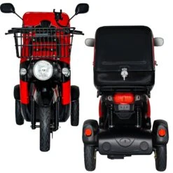 Rolektro E-Carrier 25, Rot Mit XXL Koffer -OUTSUNNY Verkäufe 2126753000 prod 006