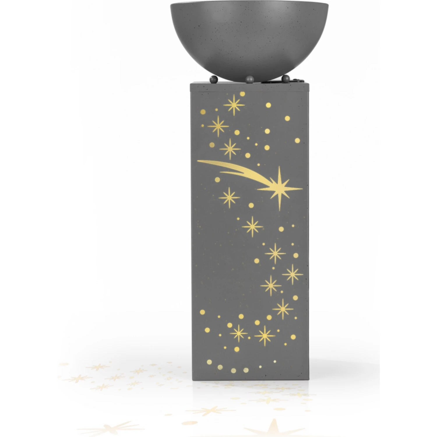 EASYmaxx LED-Dekosäule Beton-Optik 59cm Mit Pflanzschale 4 EASYmaxx LED-Dekosäule Beton-Optik 59cm Mit Pflanzschale – Bild 4