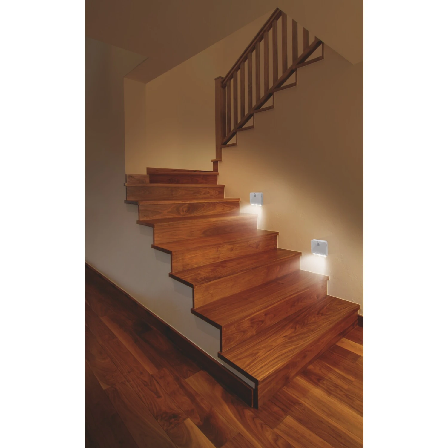 EASYmaxx LED-Sensorlicht Eckig 2er-Set 4,5V Weiß Mit Bewegungsmelder 2 EASYmaxx LED-Sensorlicht Eckig 2er-Set 4,5V Weiß Mit Bewegungsmelder – Bild 2