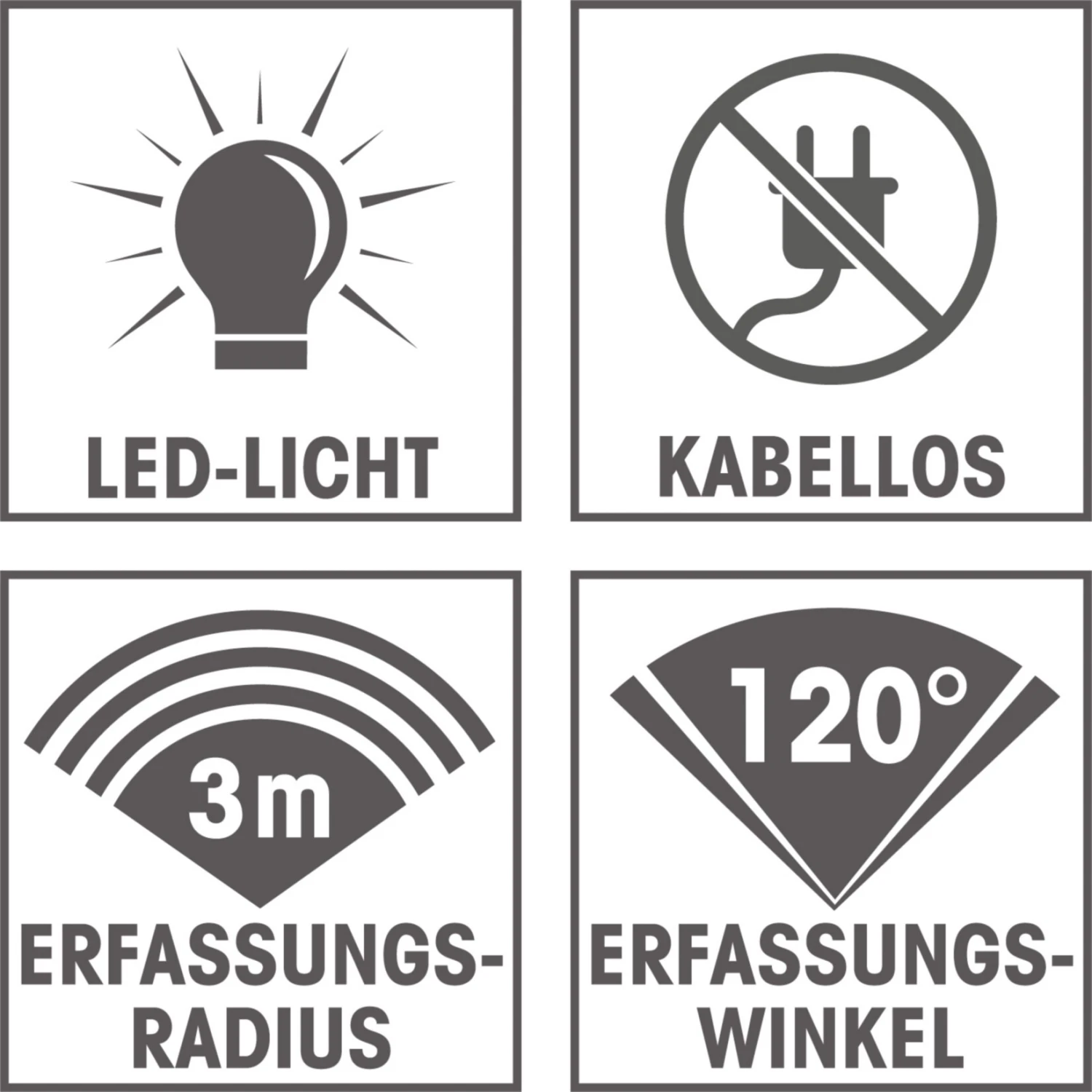 EASYmaxx LED-Sensorlicht Eckig 2er-Set 4,5V Weiß Mit Bewegungsmelder 4 EASYmaxx LED-Sensorlicht Eckig 2er-Set 4,5V Weiß Mit Bewegungsmelder – Bild 4
