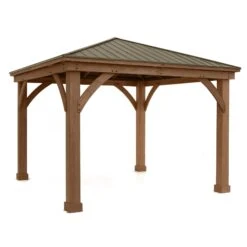 Westmann Holz Pavillon Devon 12x12 -OUTSUNNY Verkäufe 2149624000 prod 003