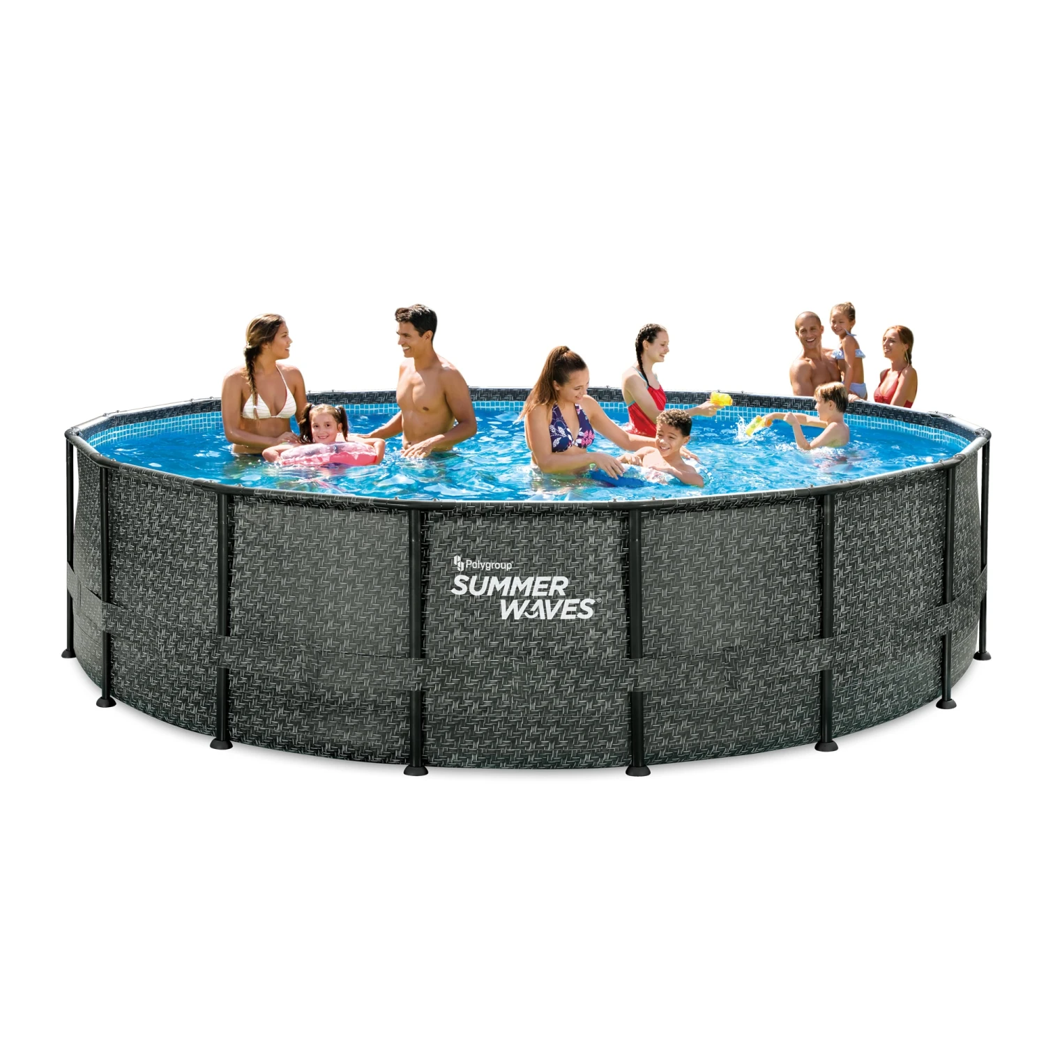 Summer Waves Elite Pool 488 X 488 X 122 Cm 2 Summer Waves Elite Pool 488 X 488 X 122 Cm – Bild 2