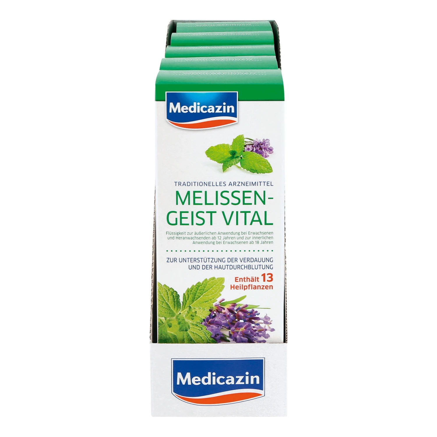 Medicazin Melissengeist Vital 500 Ml, 5er Pack 1 Medicazin Melissengeist Vital 500 Ml, 5er Pack