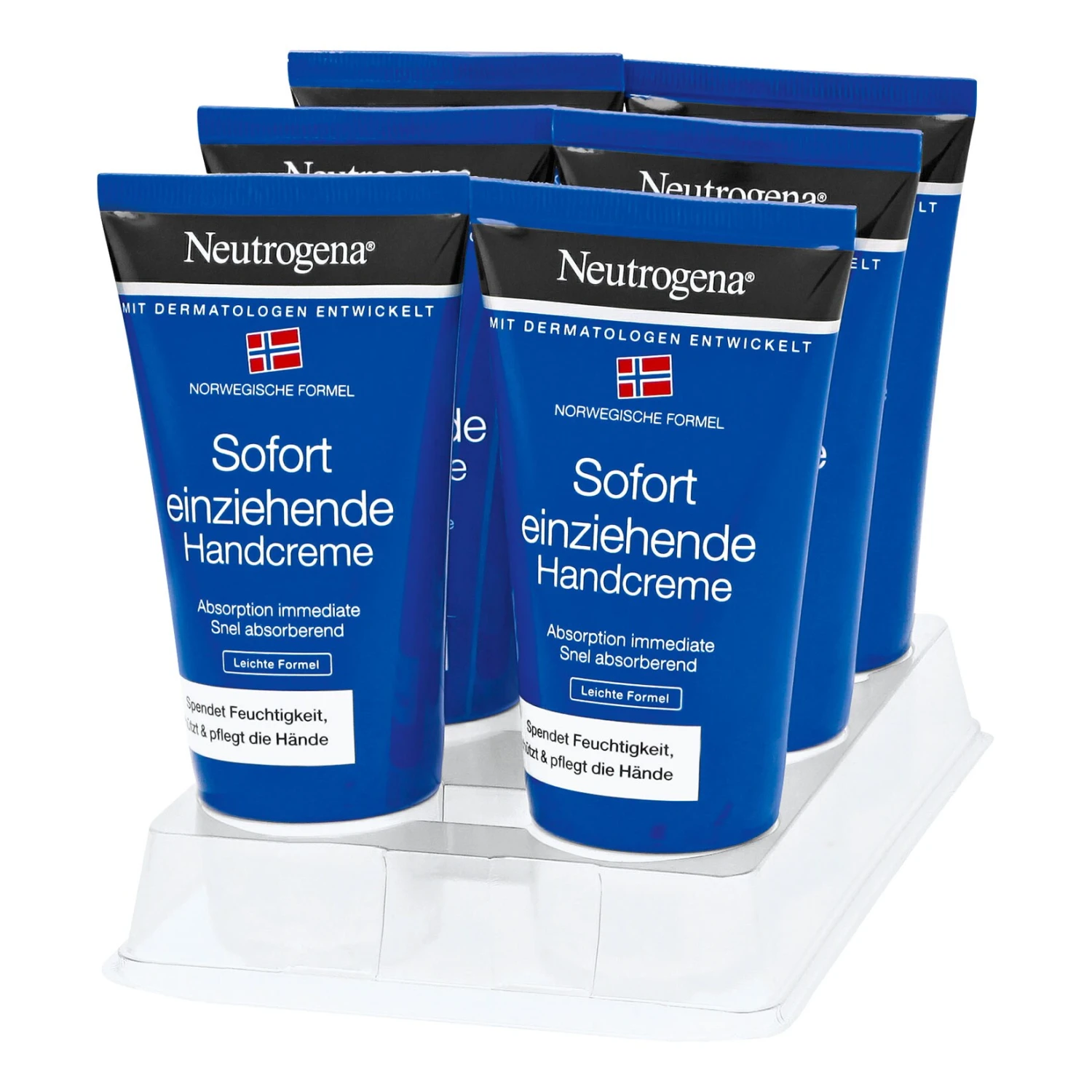 Neutrogena Sofort Einziehende Handcreme 75 Ml, 6er Pack 1 Neutrogena Sofort Einziehende Handcreme 75 Ml, 6er Pack