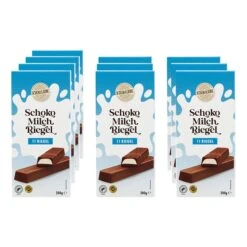 Schokoliebe Schoko-Milch-Riegel 200 G, 10er Pack