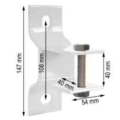 Wandhalterung Für Markise H790, H791, H792, MCW-E31, MCW-E49, Wandkonsole Wandmontage Adapter, 40mm -OUTSUNNY Verkäufe 2165240000 prod 003