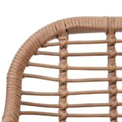 Poly-Rattan Garnitur MCW-G17, Balkon-Set Gartengarnitur Sitzgruppe Stuhl, Seil ~ Naturfarben, Kissen Anthrazit -OUTSUNNY Verkäufe 2165598000 prod 005