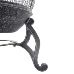 Terrassenofen MCW-F71, Feuerstelle Terrassenkamin Gartenkamin Gartenofen, Gusseisen 11,7kg 91x42x42cm -OUTSUNNY Verkäufe 2165634000 prod 006