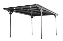 Westmann Aluminium Flachdach Carport 15m² Anthr.