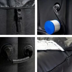 Whirlpool MCW-E32, 4 Personen In-/Outdoor Heizbar Aufblasbar 150x150cm FI-Schalter -OUTSUNNY Verkäufe 2174283000 prod 005