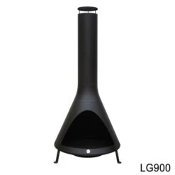 'Westmann Feuerstelle Inkl. Rauchablass Schwarz