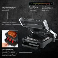 MAXXMEE Kontakt-Grill Smart 2000W Edelstahl/schwarz Digital 9 MAXXMEE Kontakt-Grill Smart 2000W Edelstahl/schwarz Digital -OUTSUNNY Verkäufe 2180942000 prod 004