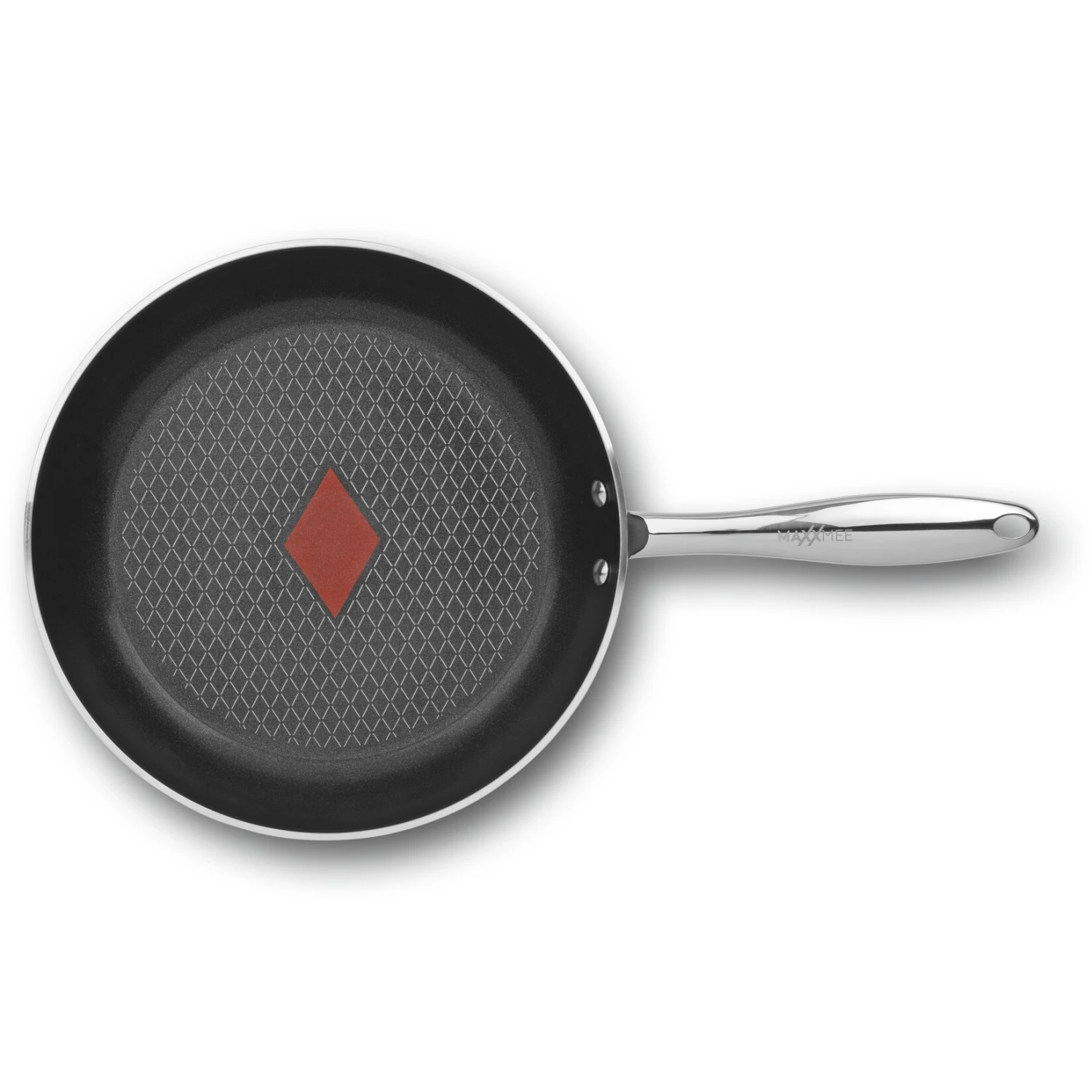 MAXXMEE Aluminium-Pfanne Geschmiedet Silber Mit Hitzekontrolle Versch. Größen 1 MAXXMEE Aluminium-Pfanne Geschmiedet Silber Mit Hitzekontrolle Versch. Größen