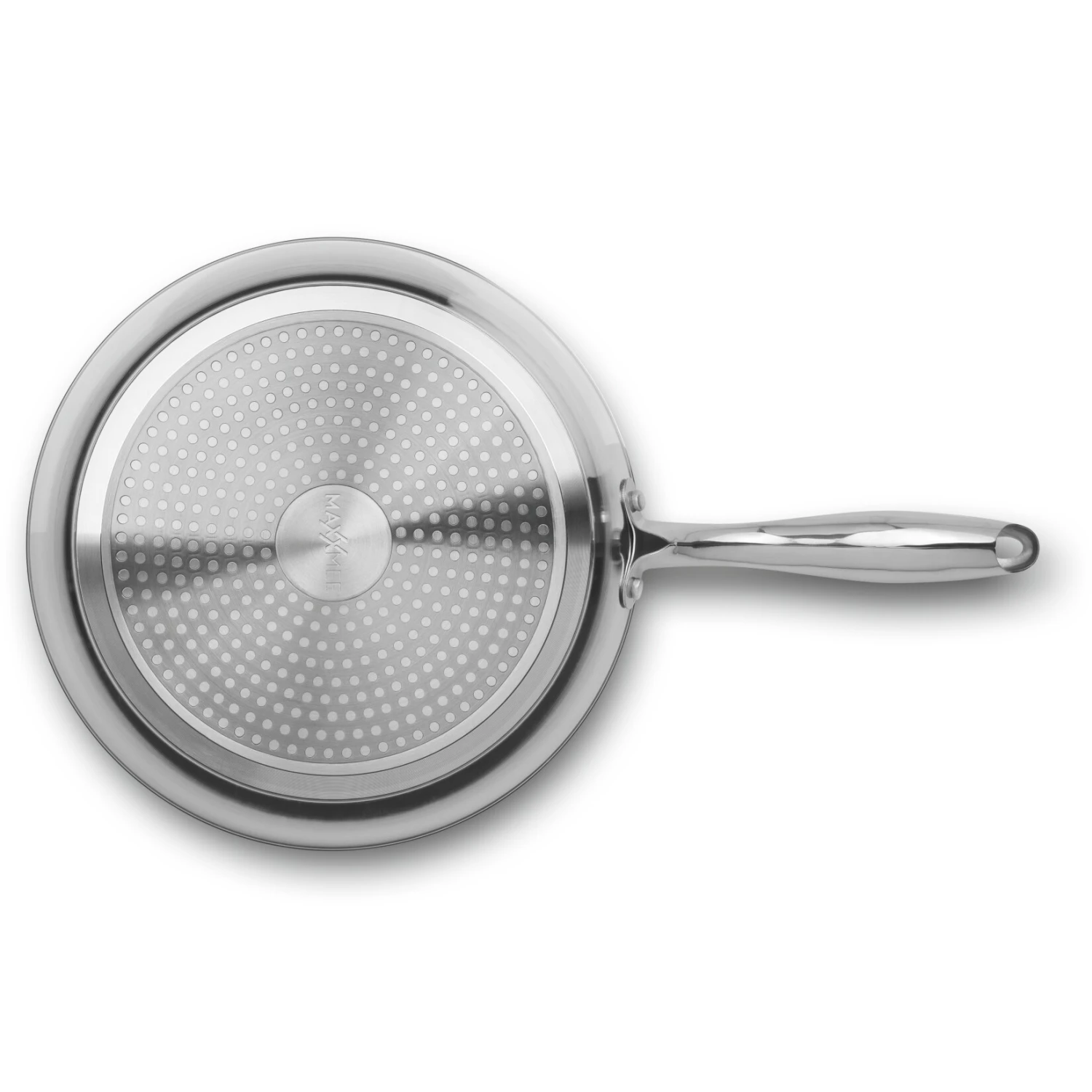 MAXXMEE Aluminium-Pfanne Geschmiedet Silber Mit Hitzekontrolle Versch. Größen 3 MAXXMEE Aluminium-Pfanne Geschmiedet Silber Mit Hitzekontrolle Versch. Größen – Bild 3