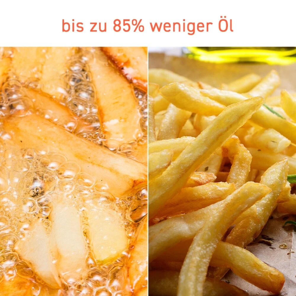 Cosori Premium 5,5-Liter Heißluftfritteuse CP158-AF-RXB Mit 5x Spießen Und Spießablage Schwarz 3 Cosori Premium 5,5-Liter Heißluftfritteuse CP158-AF-RXB Mit 5x Spießen Und Spießablage Schwarz – Bild 3