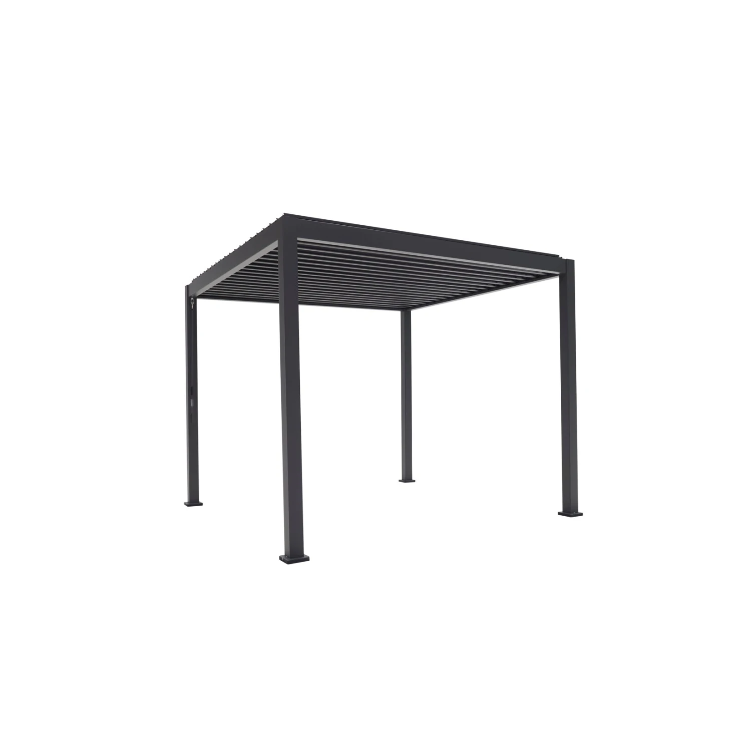 Mirador Pavillon Mit Verstellbaren Lamellen Schwarz 3,00 X 3,00 X 2,40 M 5 Mirador Pavillon Mit Verstellbaren Lamellen Schwarz 3,00 X 3,00 X 2,40 M – Bild 5