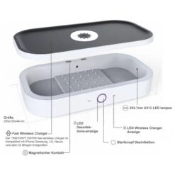 UVC- Mini-Sterilisator Mit Induktionsladegerät -OUTSUNNY Verkäufe 2192282000 prod 003